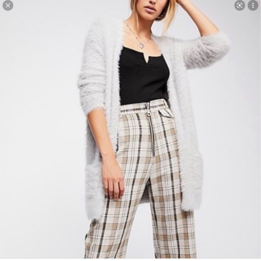 Free people faux fur cardi